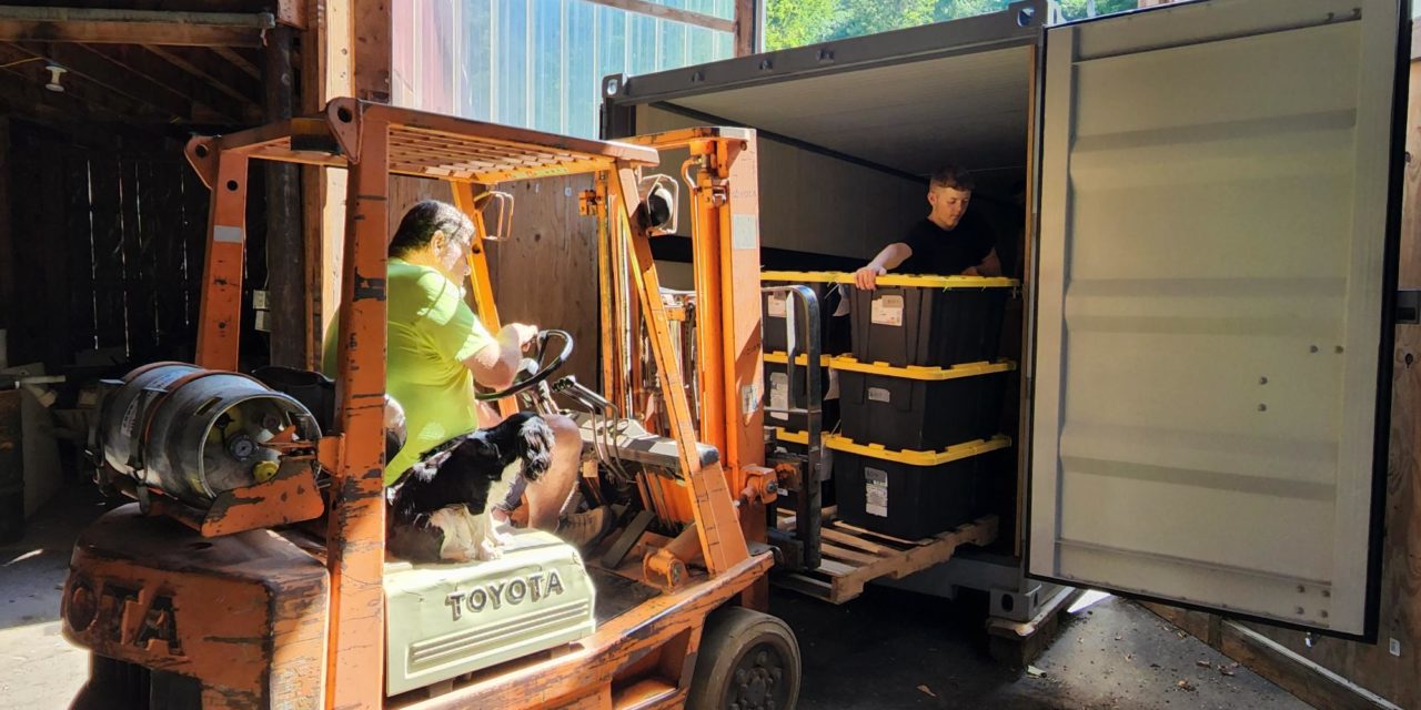 Getting Shipping Container Ready for Burundi